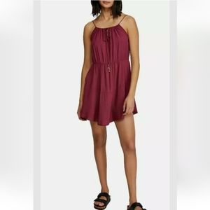 Free People Womens Red Mini Dress Size Small NWT